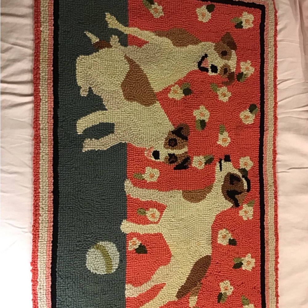 Claire Murray hand hooked rug,all wool,